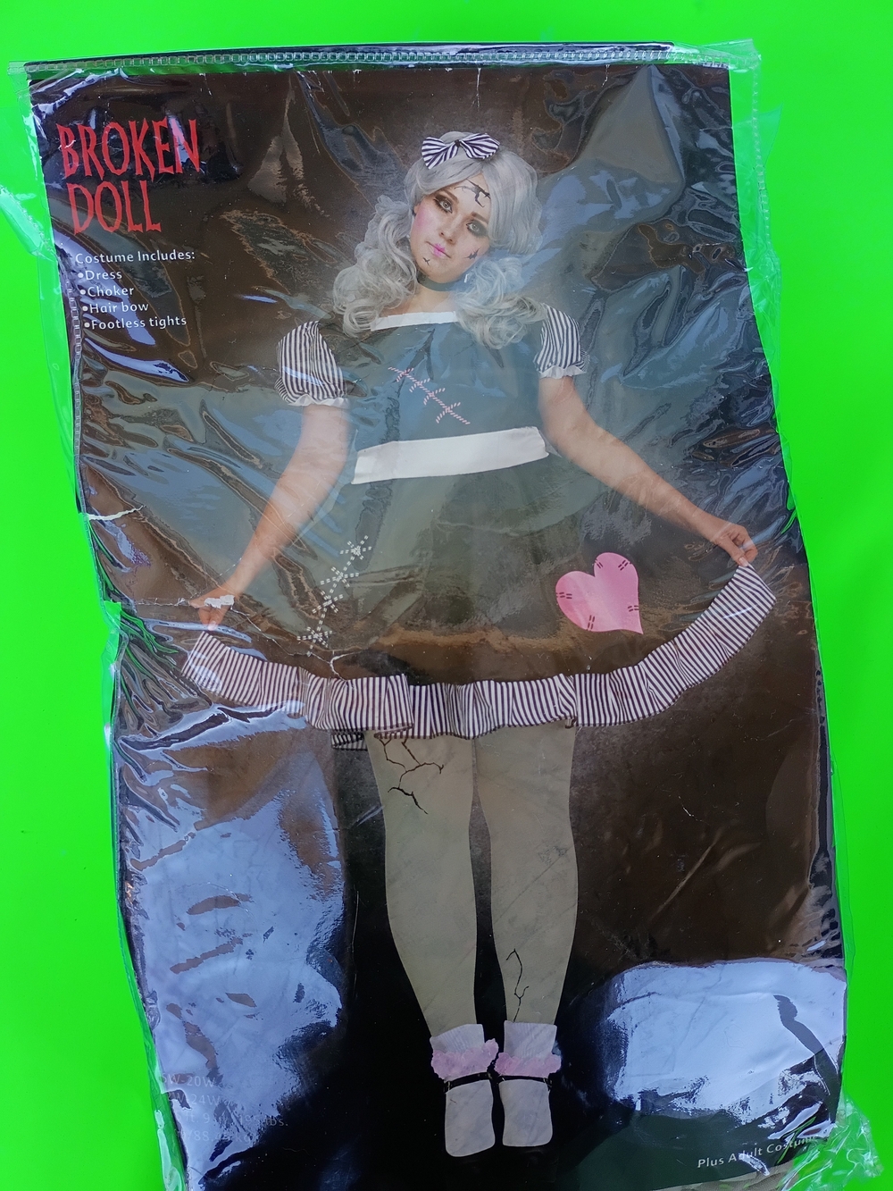 Broken Doll Adult Halloween Costume 🩷 🖤